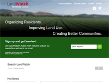 Tablet Screenshot of landwatch.org
