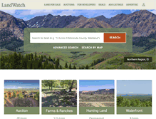 Tablet Screenshot of landwatch.com
